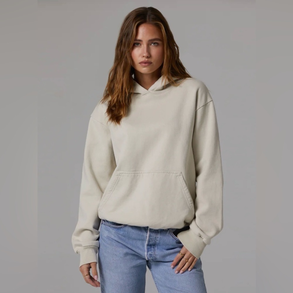 Talentless Heavy Weight Cotton Hoodie Bone Color, Size XS